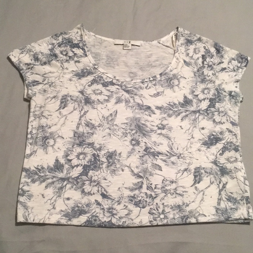 Floral crop top